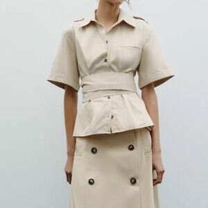 Zara button down shirt